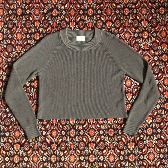 Wilfred Sweaters - Wilfred Aritzia Cropped Long Sleeve Sweater